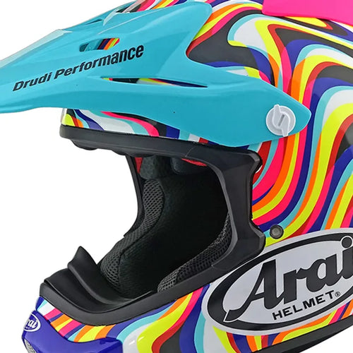 Arai MX-V EVO Stream Pink Motocross Helmet