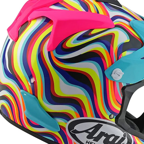 Arai MX-V EVO Stream Pink Motocross Helmet