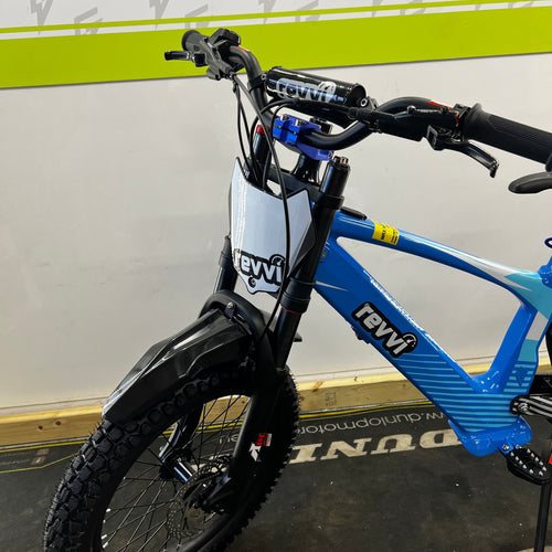 Revvi 18" 500W Electric Bike - Blue