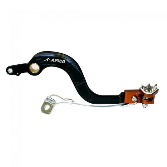 Apico Forged Rear Brake Pedal Orange - KTM