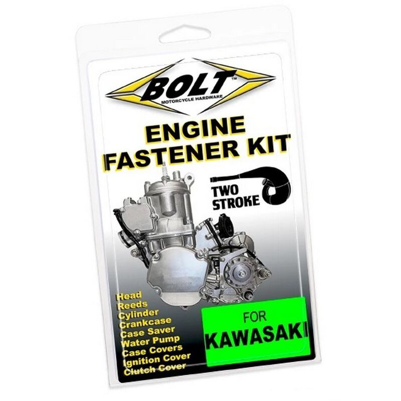 Bolt Hardware Engine Fastener Kit - Kawasaki 2 Stroke