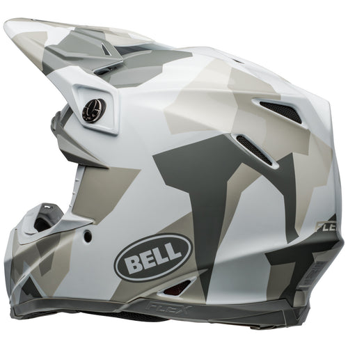 Bell 2024 Moto 9S Flex Rover White Camo Motocross Helmet