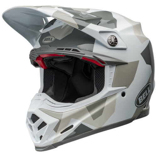 Bell 2024 Moto 9S Flex Rover White Camo Motocross Helmet