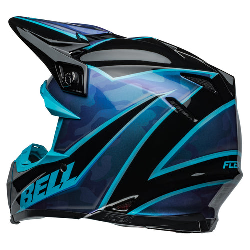 Bell 2024 Moto 9S Flex Sprite Black Blue Motocross Helmet