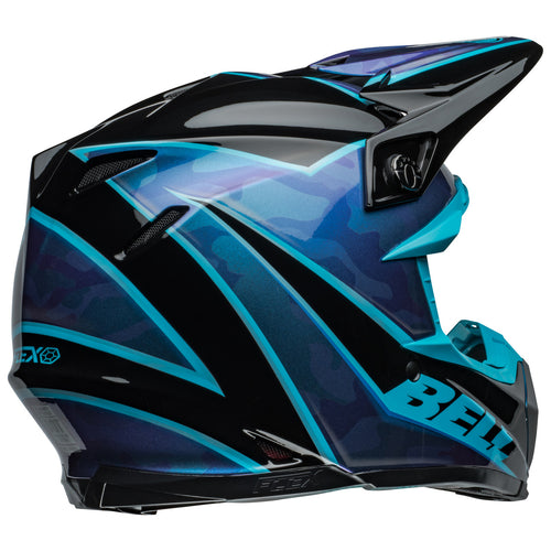 Bell 2024 Moto 9S Flex Sprite Black Blue Motocross Helmet