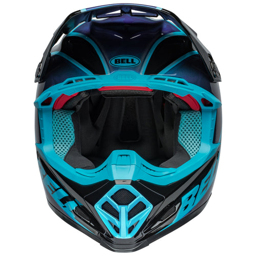 Bell 2024 Moto 9S Flex Sprite Black Blue Motocross Helmet