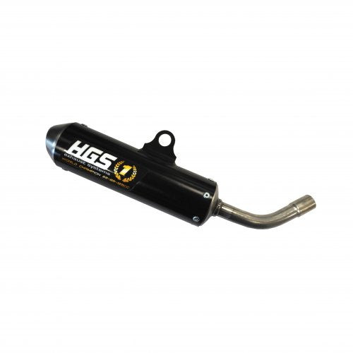 HGS Exhaust Silencer Black Steel End KTM SX 65