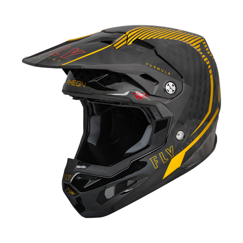 Fly Racing 2023 Formula Carbon Tracer Gold Motocross Helmet