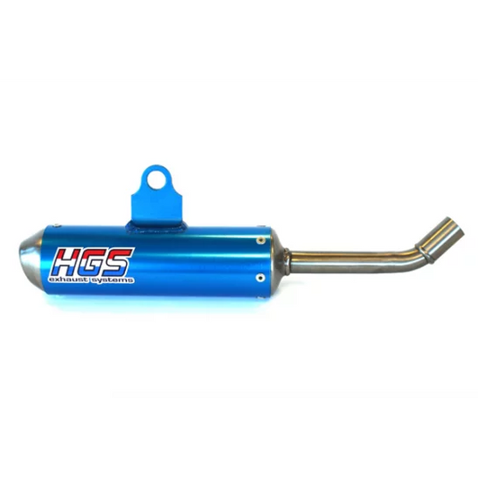 HGS Exhaust Silencer Blue Steel End KTM SX 85