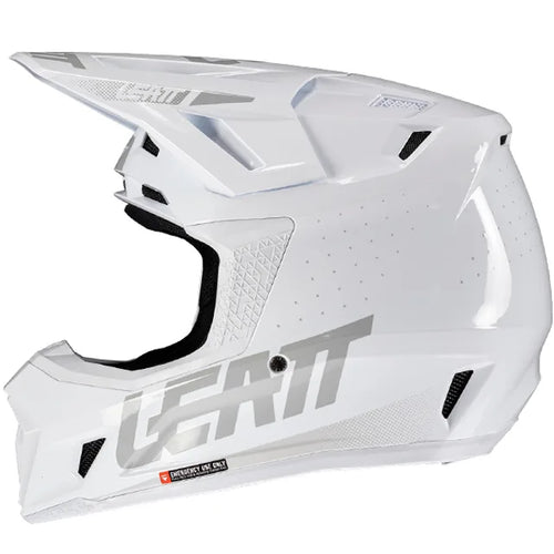 Leatt Moto 7.5 V25 White Motocross Helmet with free goggles