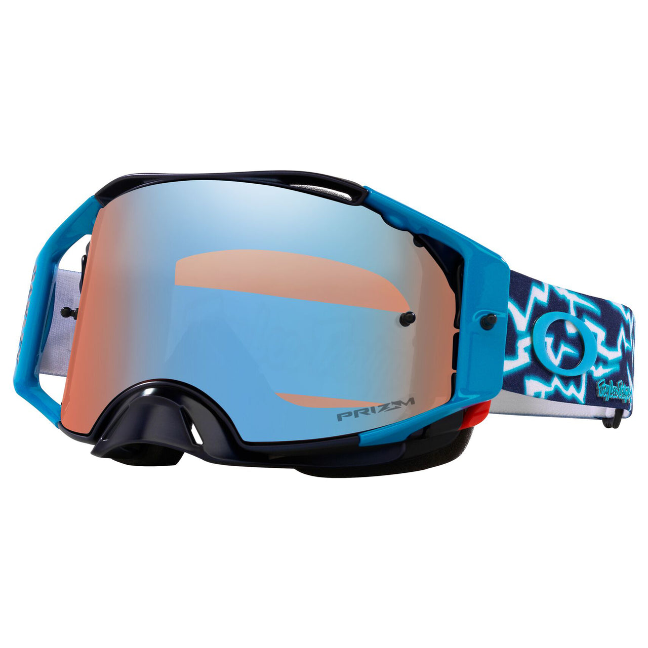 Oakley Airbrake TLD Blue Lightning Prizm Sapphire Motocross Goggles