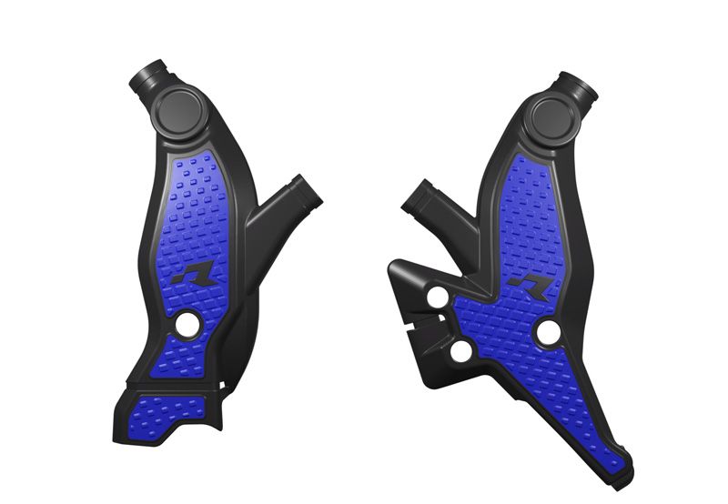 Rtech Grippy Frame Guards Blue T7 Yamaha Tenere 700 2019-2024, R-PRTT7NRBL24