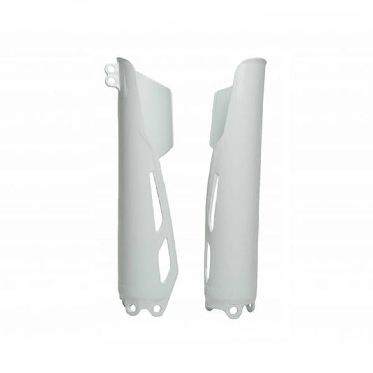 UFO Fork Guards White Honda CRF 22 Shape