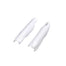 UFO Fork Guards White Yamaha YZ 22 Shape