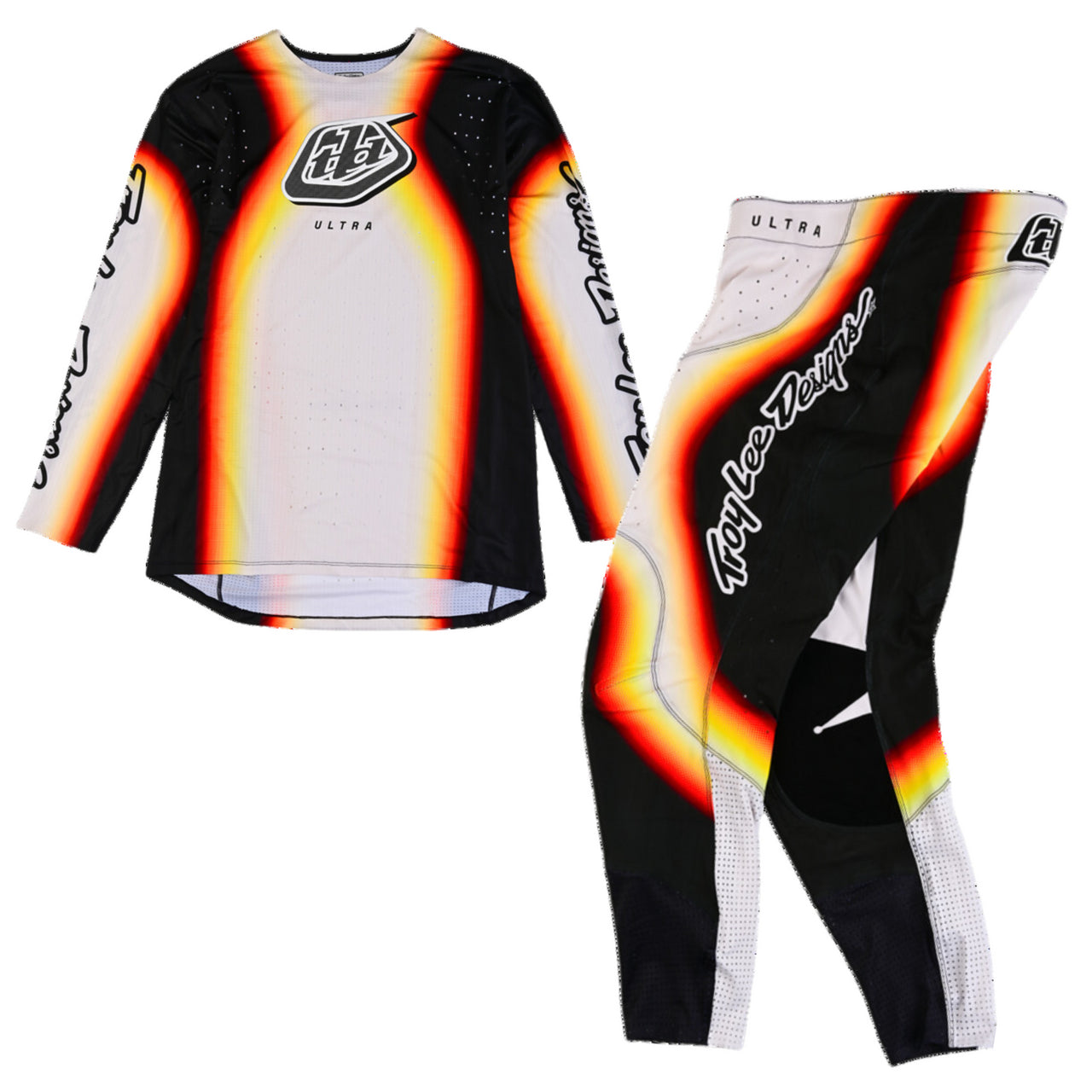 Troy Lee Designs 2025 SE Ultra Blurr Yellow Kit Combo