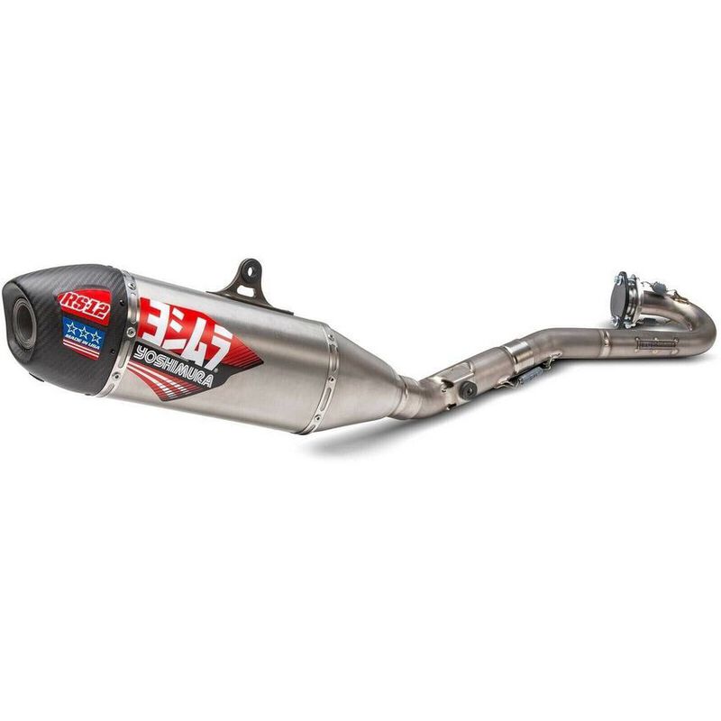 Yoshimura RS-12 Full Exhaust System S.Steel/Alu/Carbon Cap KTM SX-F250/350 2019-2022