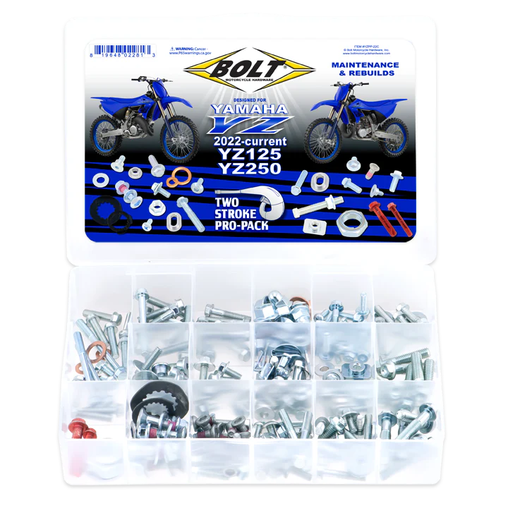 Bolt Hardware Pro Pack Bolt Kit - Yamaha YZ125/250 22-24