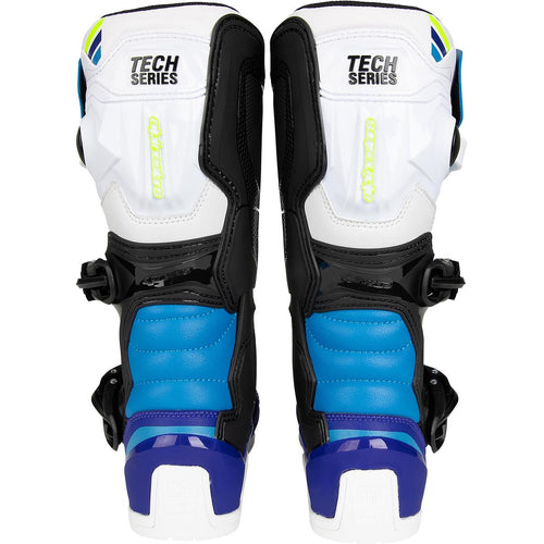 Alpinestars Tech 3S Youth White Black Enamel Blue Motocross Boots