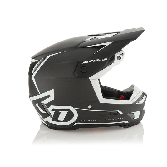 2025 6D ATR-3 Nova Matte White Motocross Helmet