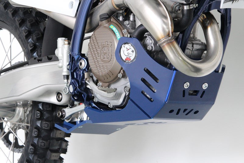 AXP Xtrem Skid Plate Blue - Husqvarna FE