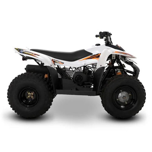 SMC Hornet100 100cc White Kids Petrol Quad Bike