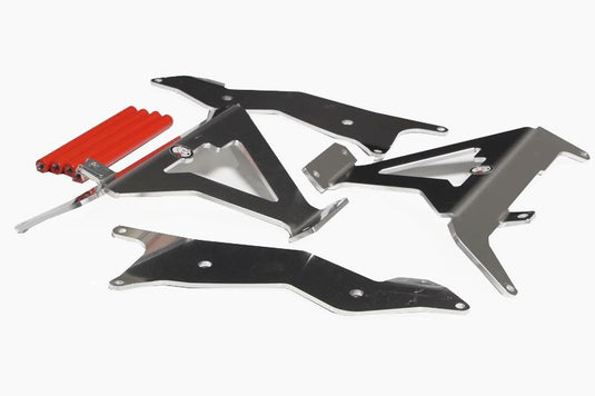 AXP Radiator Braces (Red) Honda