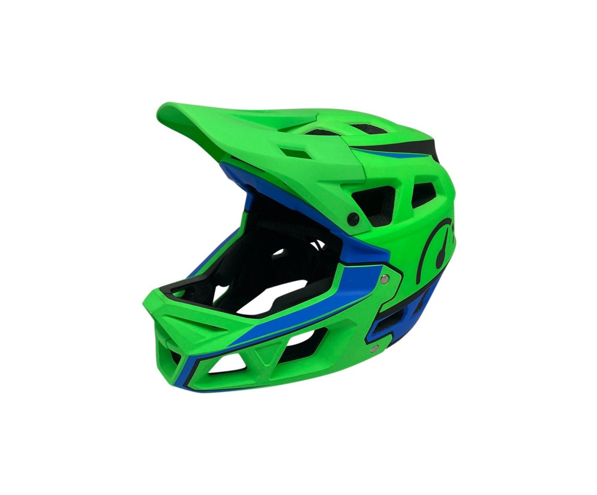 Revvi MTB Full Face Kids Helmet - Green