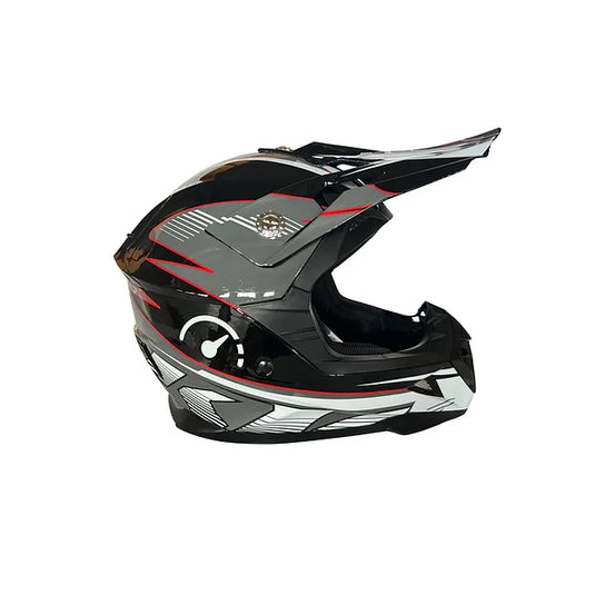 Revvi MX Style Kids Helmet - Black