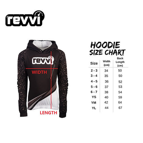 Revvi Kids Riding Padded Hoodie