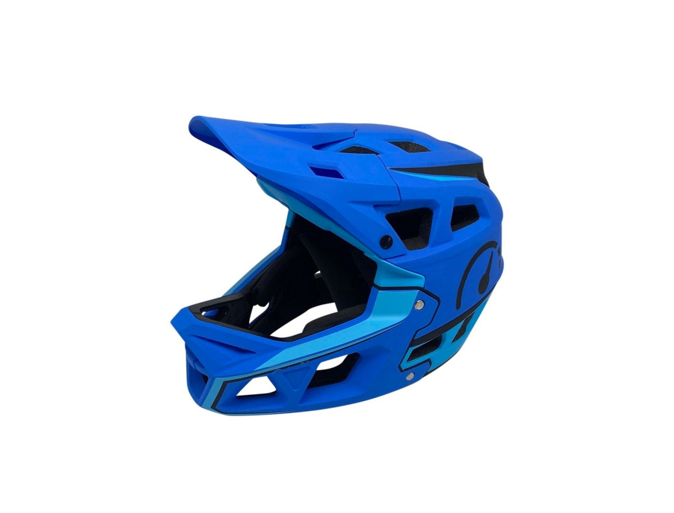 Revvi MTB Full Face Kids Helmet - Blue