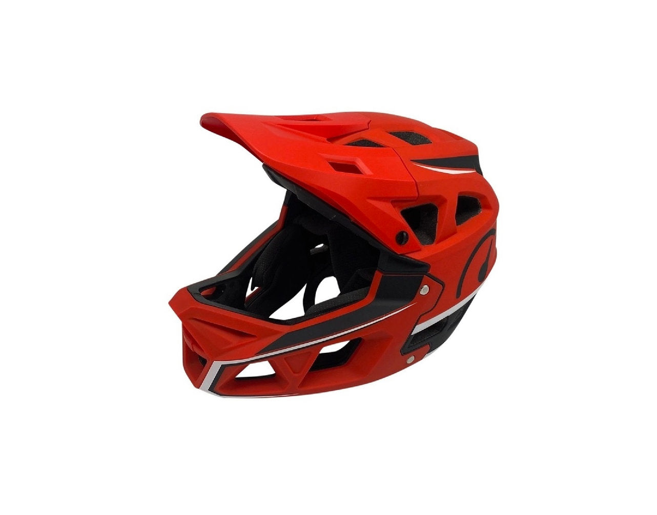 Revvi MTB Full Face Kids Helmet - Red