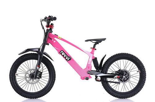 Revvi 20" 800W Electric Bike - Pink