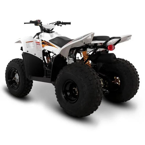 SMC Hornet100 100cc White Kids Petrol Quad Bike