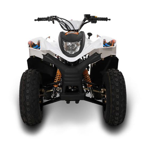 SMC Hornet100 100cc White Kids Petrol Quad Bike