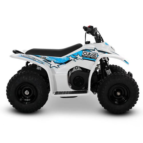 SMC Cub50 50cc Blue Kids Petrol Quad Bike