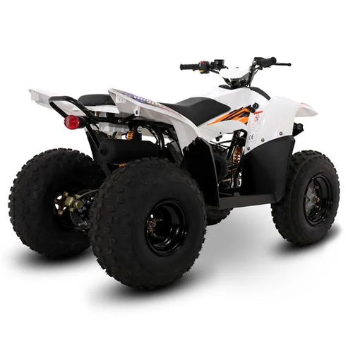 SMC Hornet100 100cc White Kids Petrol Quad Bike