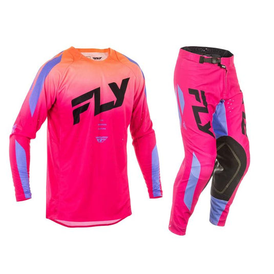 Fly Racing 2025 Evolution DST Pink Lavender Black Kit Combo