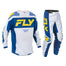 Fly Racing 2025 F-16 White Dark Blue Yellow Kit Combo