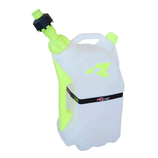 Rtech Fuel Can 15L Clear Neon Yellow With Quick Fill System