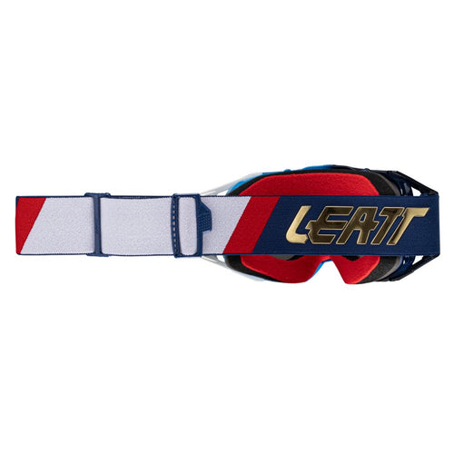 Leatt 6.5 Velocity 2025 Photochromic Royal - Clear Lens Adaptive Motocross Goggles