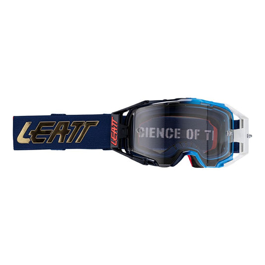 Leatt 6.5 Velocity 2025 Photochromic Royal - Clear Lens Adaptive Motocross Goggles