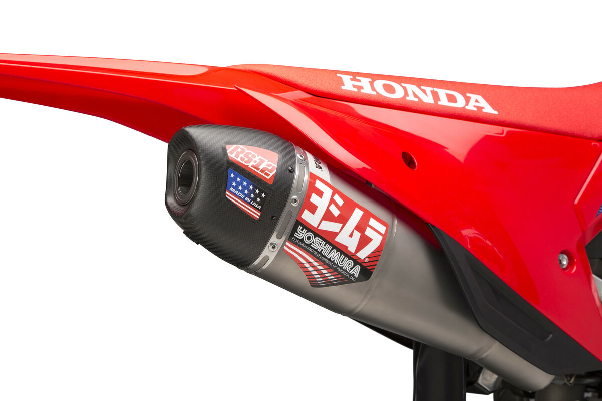 Yoshimura RS-12 Slip On S.Steel/Carbon Cap Honda CRF450R 2021-2024