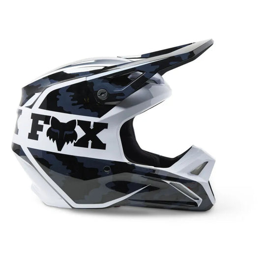 FOX Racing V1 Nuklr Black Motocross Helmet