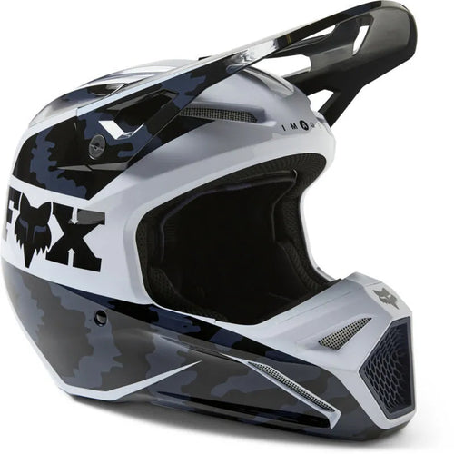 FOX Racing V1 Nuklr Black Motocross Helmet