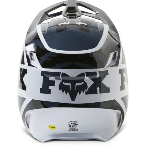 FOX Racing V1 Nuklr Black Motocross Helmet