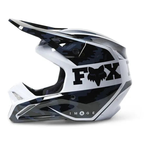 FOX Racing V1 Nuklr Black Motocross Helmet